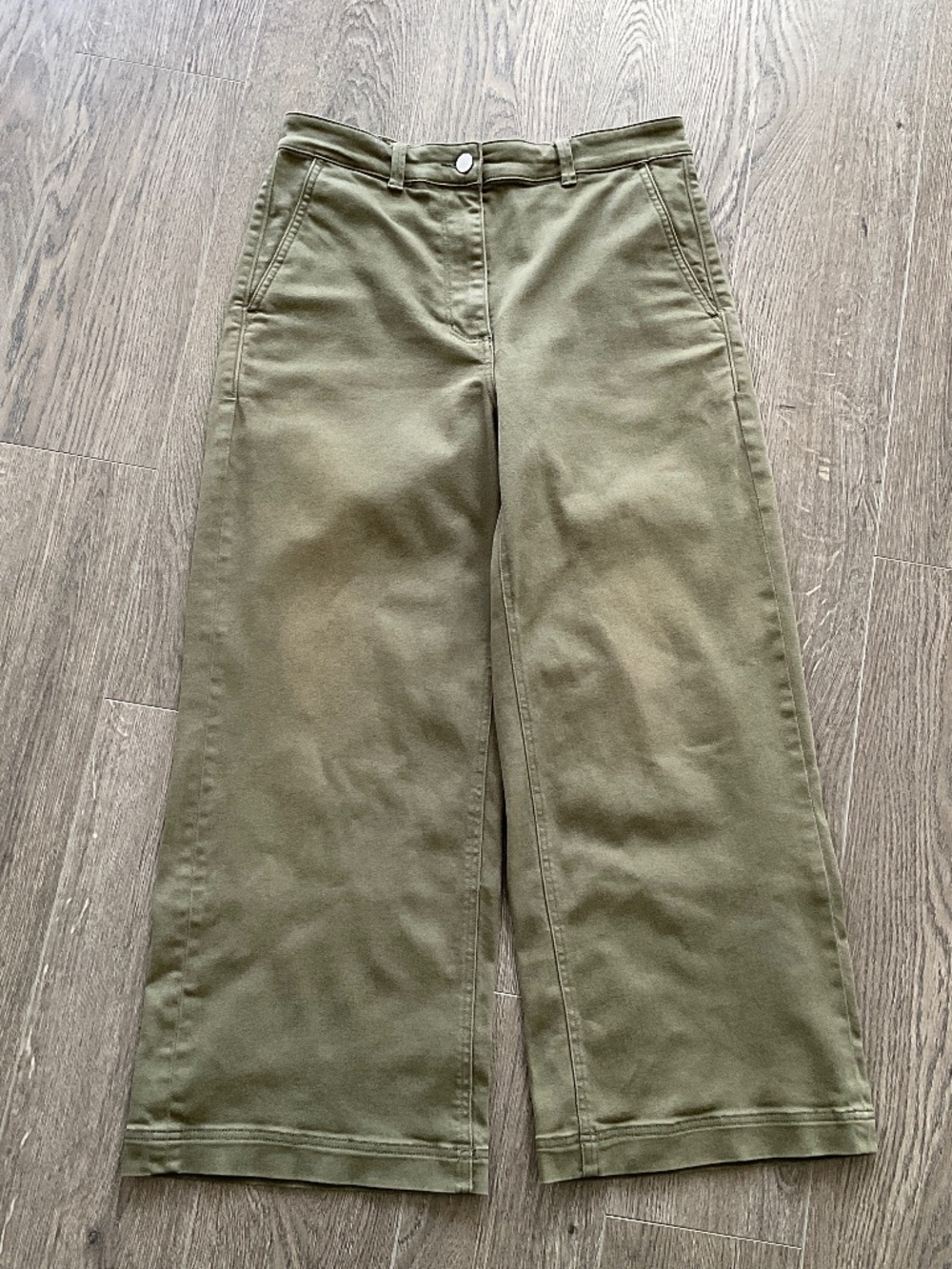 Everlane Wide Leg Cropped Pants